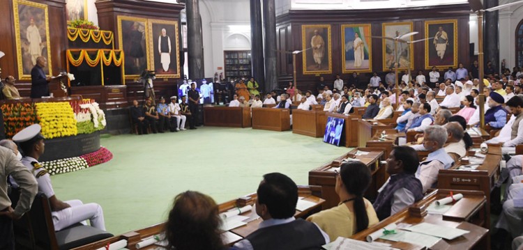 president ram nath kovind was given farewell in both the houses