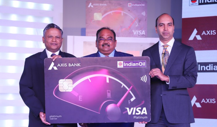 axis bank's cashless agreement with iocl