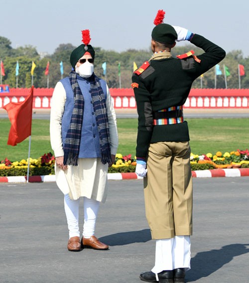 prime minister narendra modi at the national cadet corps rally