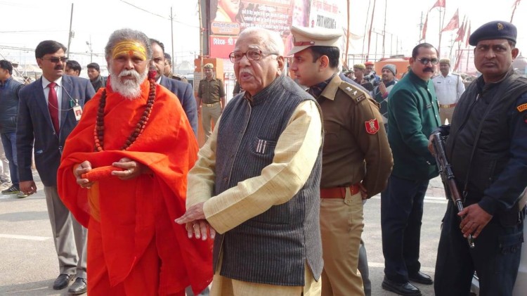 governor visited kumbh mela area and inspected