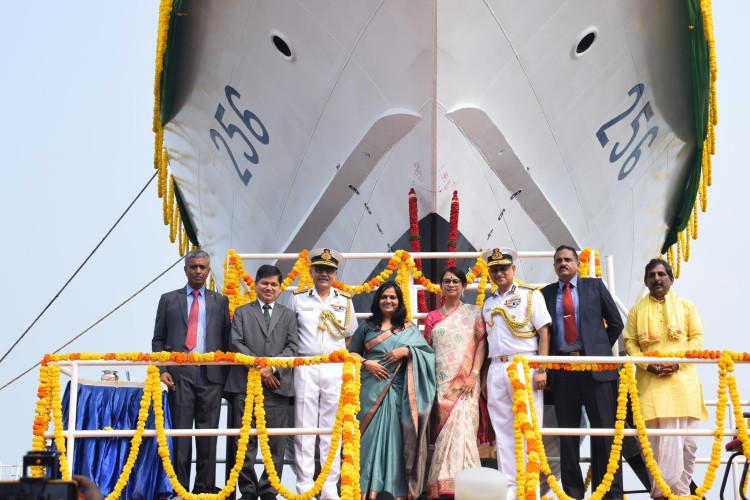 two fast patrol vessels of icg launched