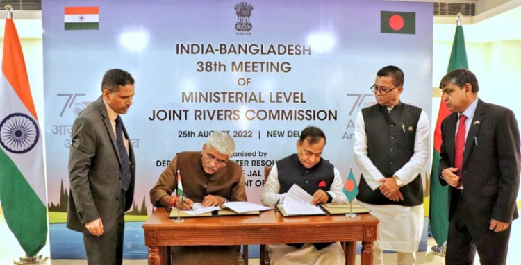 meeting of ministerial level joint rivers commission of india and bangladesh