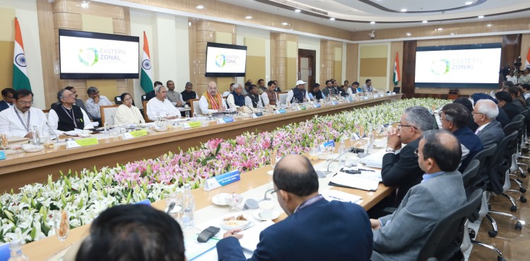 amit shah chairing the 24th meeting of the eastern zonal council