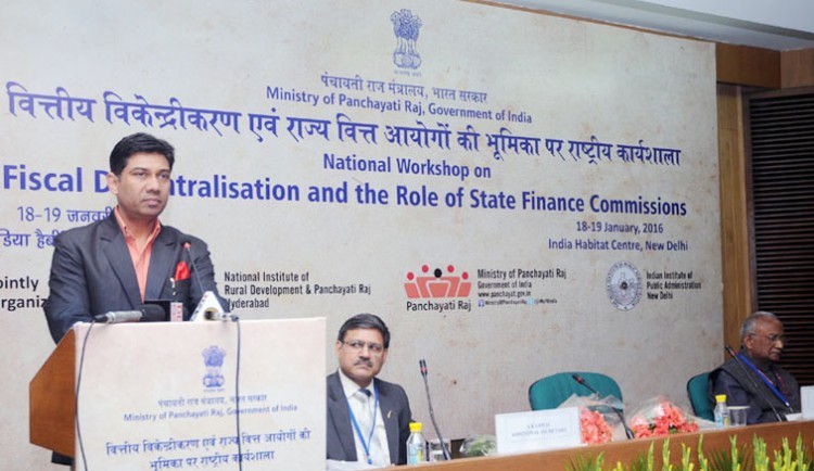 nauguration of workshop on financial decentralization