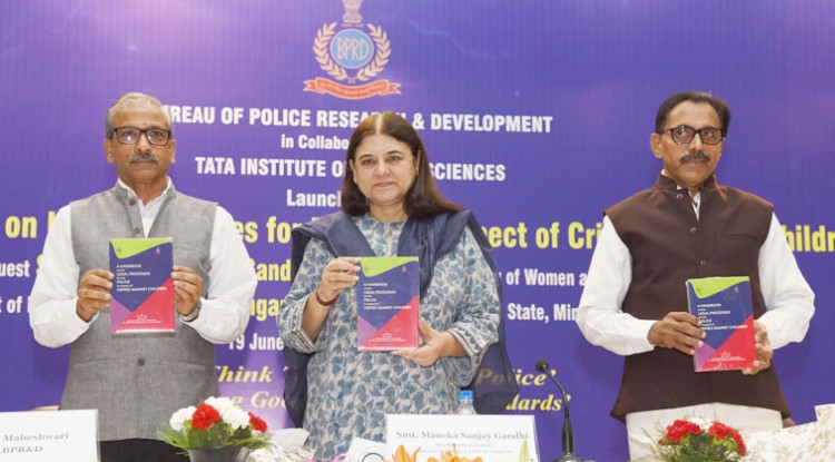 launching the book handbook on legal processes for police in respect of crime against children