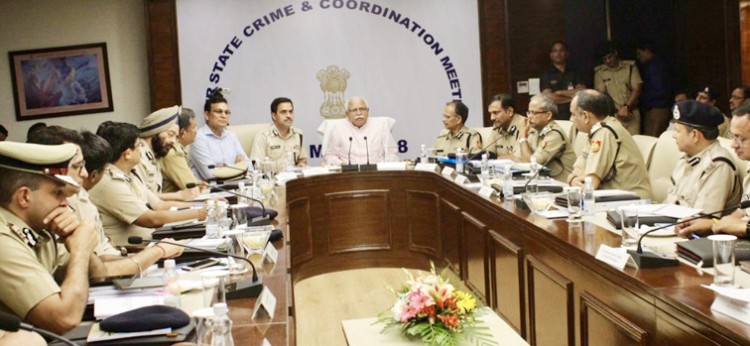 coordination meeting of four border states in gurgaam