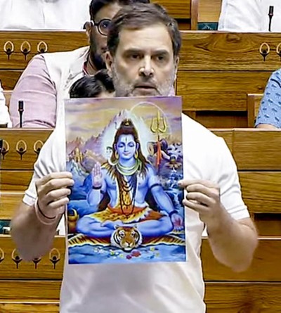 rahul gandhi's 'hindu violent' agenda