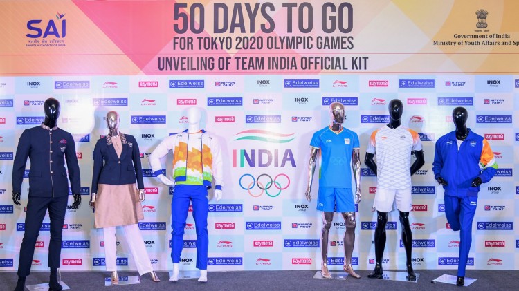 unveiled the team india official olympic kit