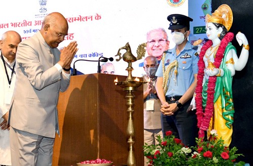 president inaugurated the mahaadhiveshan of akhil bhartiya ayurved mahasammelan