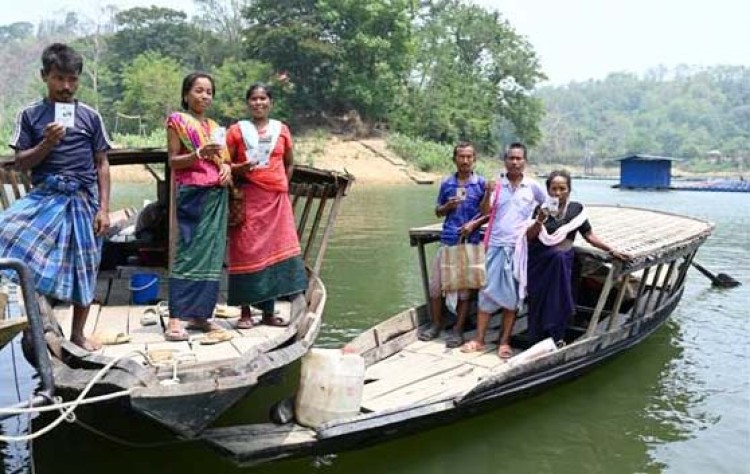 voters from remote areas came to cast their votes