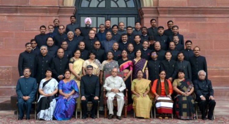 president pranab mukherjee with the officer trainees