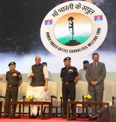 defense minister launches website 'son of mother bharti'