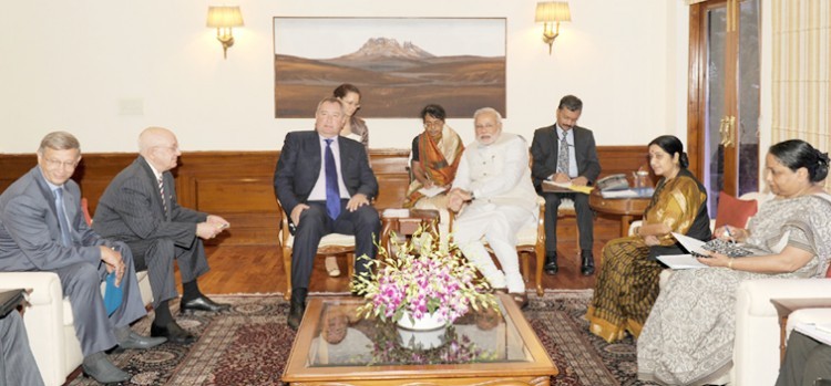 pm narendra modi and prime minister of russia