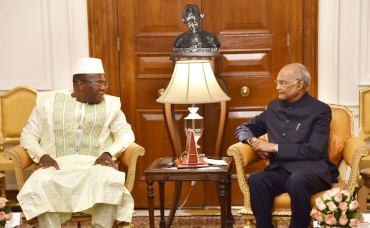 prime minister of the republic of guinea and president ramnath kovind