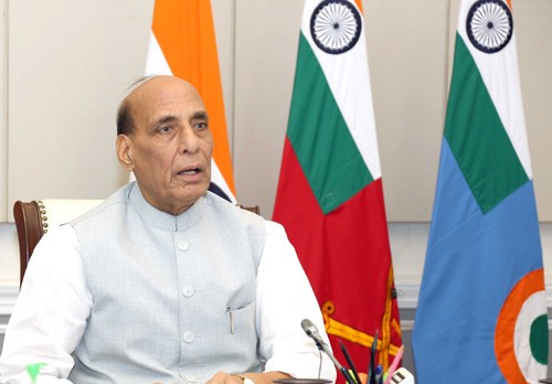 rajnath singh addressed the agm of american chamber of commerce in india