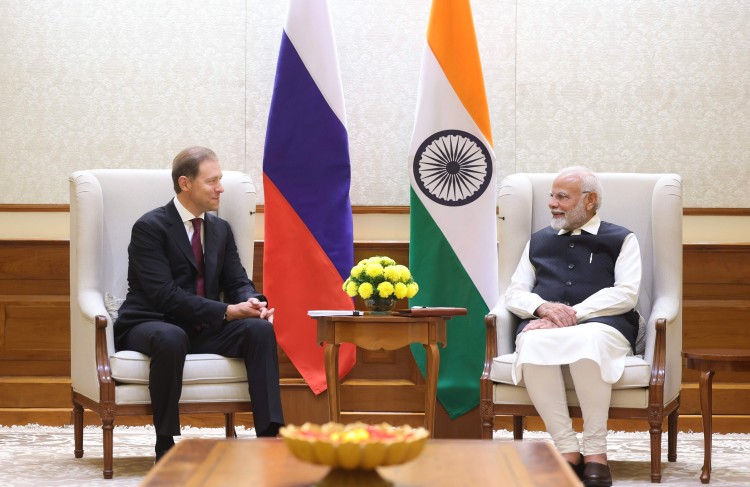 first russian deputy prime minister meets narendra modi