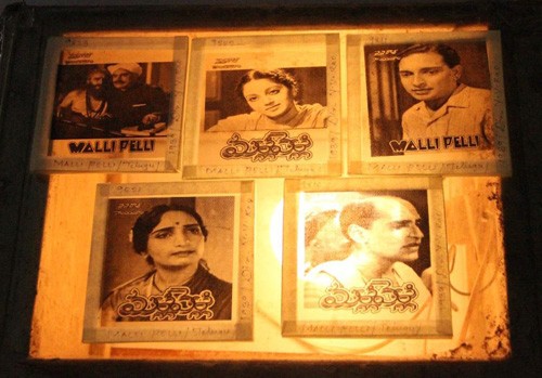 the rare treasure of the glass slide of telugu cinema