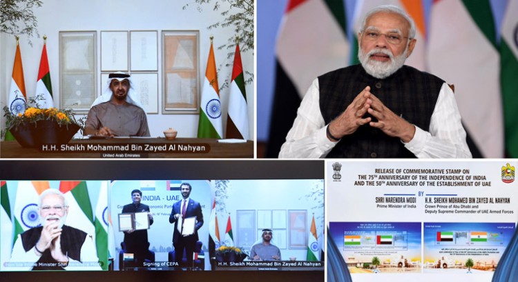 pm addressing at the india-uae virtual summit