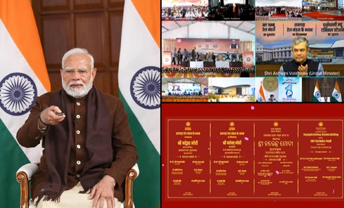 prime minister narendra modi launched new railway projects