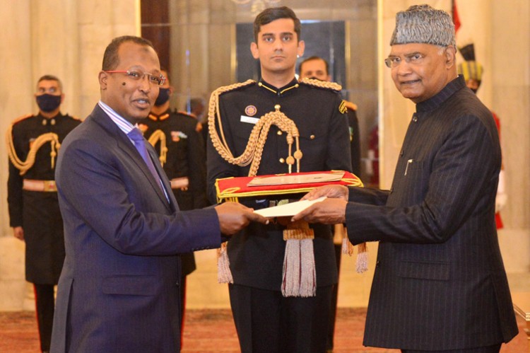 president ram nath kovind accepted credentials from ambassadors