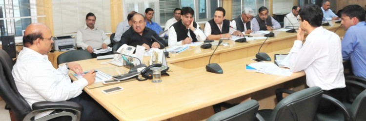 chief secretary alok ranjan meeting with departmental officials