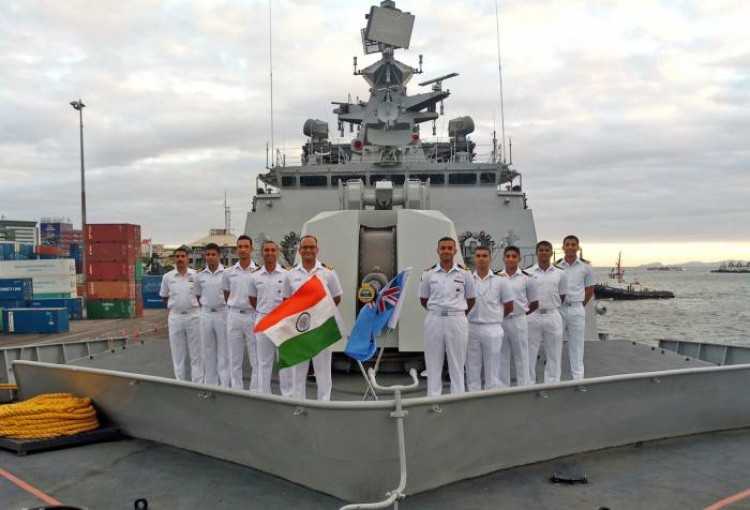 fiji tour of indian navy ship ins sahyadri