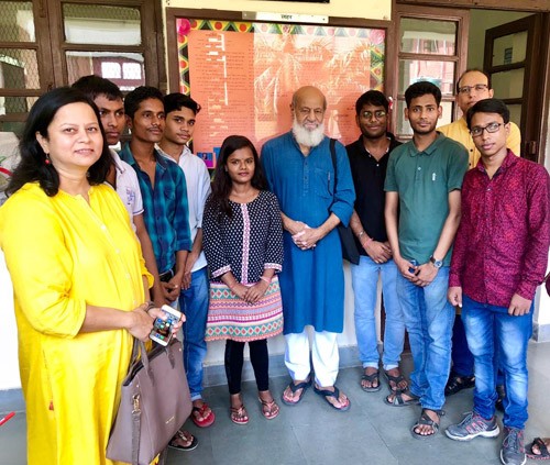 lecture by historian sudhir chandra in hindu college, delhi