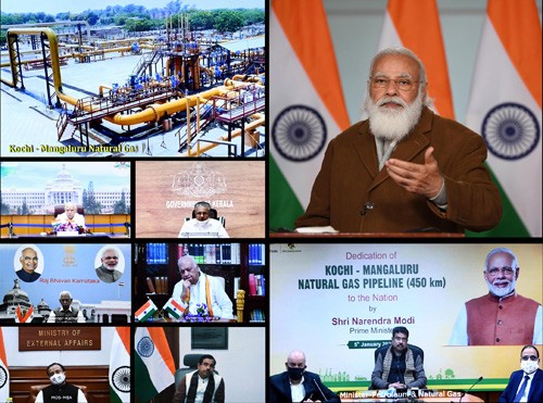 narendra modi dedication of the kochi-mangaluru natural gas pipeline to the nation