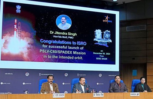 spadex mission is an unprecedented achievement of isro