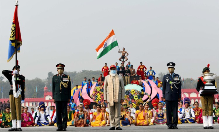 pm narendra modi at the national cadet corps rally