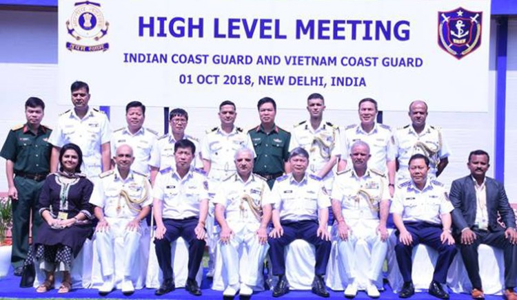 high level meeting of indian and vietnam coast guards