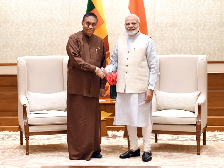 श्रीलंकाई संसद के अध्यक्ष मोदी से मिले