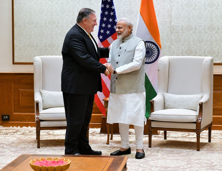 अमेरिकी विदेश मंत्री मोदी से मिले