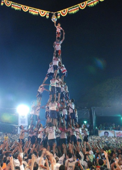 मुंबई में दही हांडी-dahi handi in mumbai