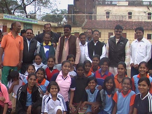 सिवनी में वॉलीबाल खिलाड़ी/volleyball players in sivni