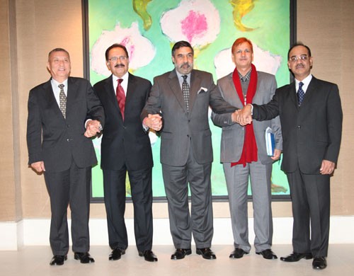 सार्क नेताओं के साथ आनंद शर्मा/anand sharma with saarc leaders